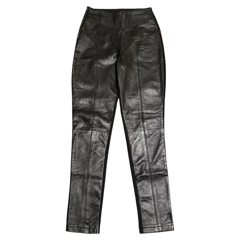 Arlen Ness Bikerwear Riding Pants Leather Moto Motorcycle Gear Black Medium